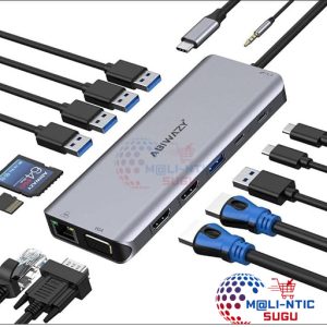 Station d’accueil USB C 14 en 1