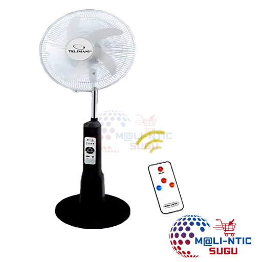 AMANI Ventilateur rechargeable Multifonction 16 pouces – MidiWatt Sarl