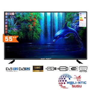 Téléviseur Smart East Point  Ecran: 55 Pouces