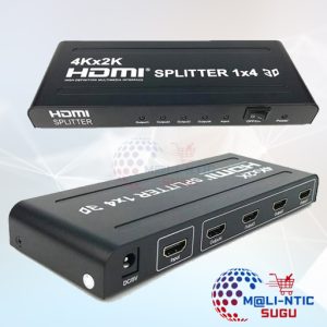 Répartiteur HDMI  Nombre de Ports : 4
