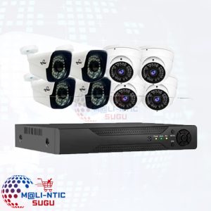 Kit de Vidéosurveillance STAR TRACK  8 Caméras + DVR – Analogique