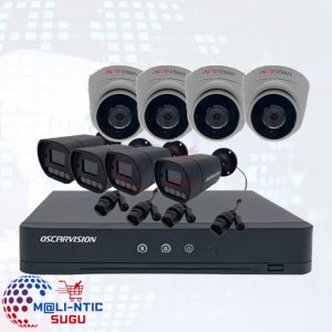 Kit de Vidéosurveillance OSCAR VISION  8 Caméras + NVR – IP