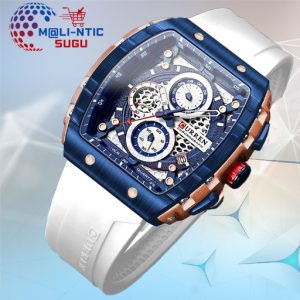 Montre de luxe  CURREN – Etanche 8442 – Blanc   