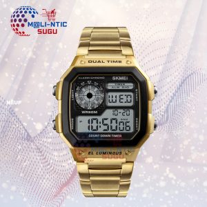 Montre de luxe SKMEI Dorée